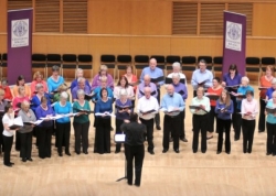 On stage at Glasgow Music Festival 2011