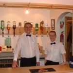 Serving refreshments