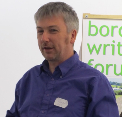 Tom Murray reading at the BWG anthology launch